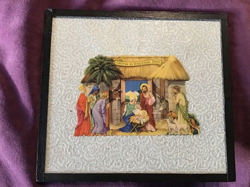 Kleine vintage krippe - vintage,