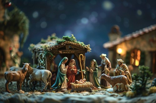 Weihnachten krippe dekoration - weihnachten,