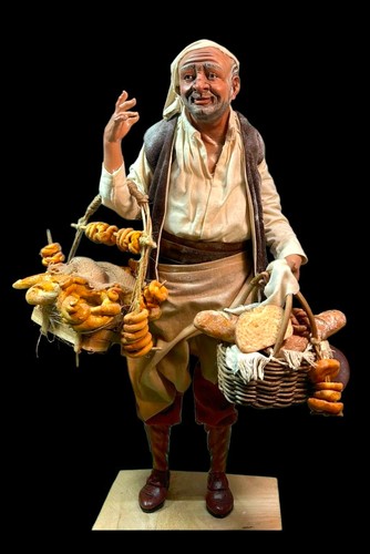 Brotverkäufer figur bäcker - brotverkäufer,